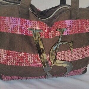 VS Black & fushia cotton Tote